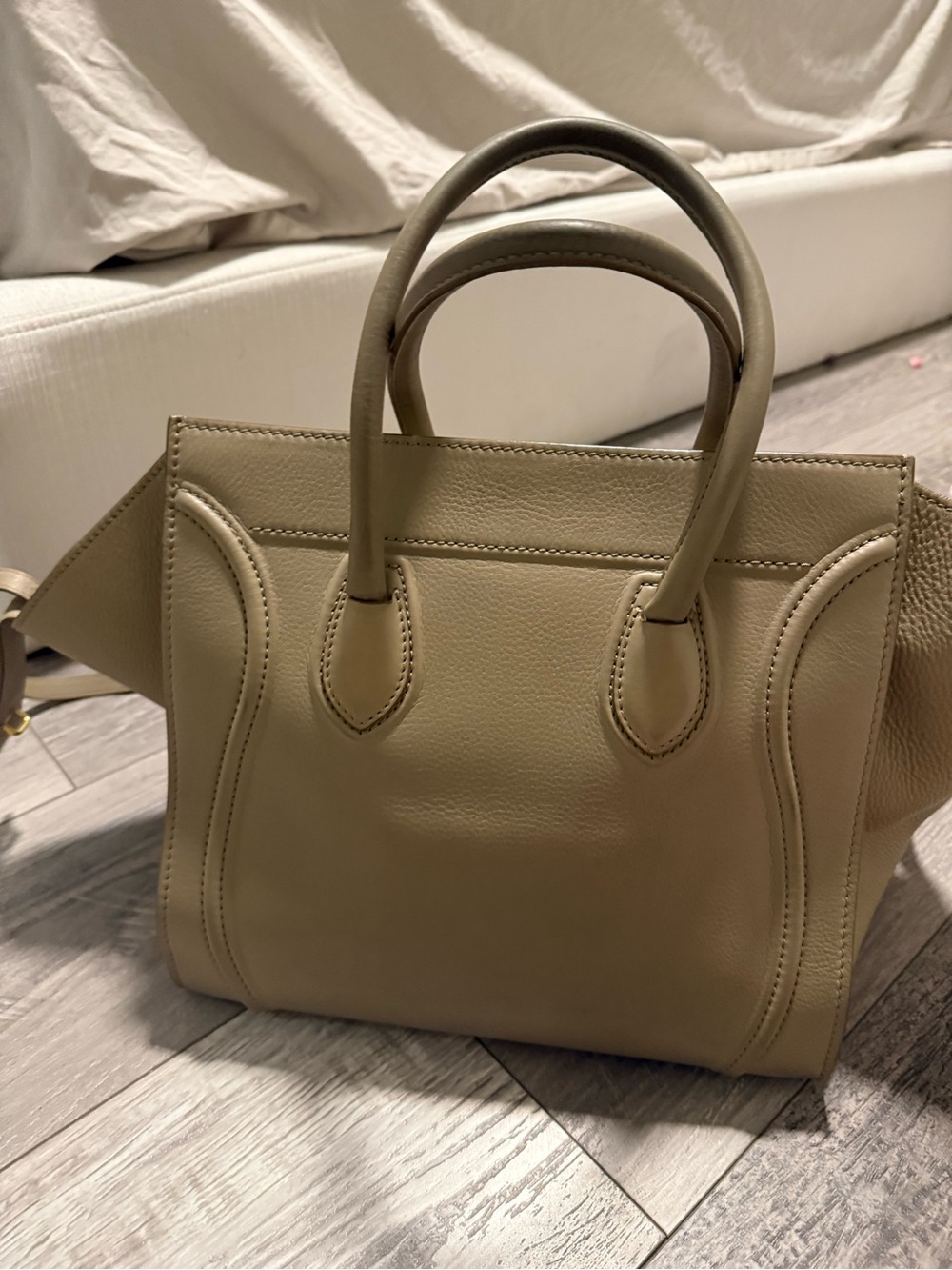Celine Phantom Luggage Tote – Taupe/Beige Leather - Picture 9 of 11